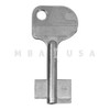 CAWI DIE CAST DOUBLE BITTED KEY BLANK FOR 8-LEVER LOCK 53MM