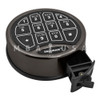 SafeLogic Keypad w/ Battery Drawer, Black Chrome SafeLogic Keypad w/ Battery Drawer, Black Chrome