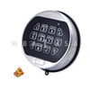 1-BATTERY KEYPAD, SATIN CHROME