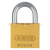 ABUS 55 Series 55/40 Solid Brass Padlock, Keyed Alike