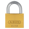 ABUS 55 SERIES 55/50 SOLID BRASS PADLOCK - KEYED ALIKE