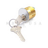 Ilco 1-1/8" Mortise Cylinder, 6-pin, Schlage SC1 Keyway, Standard Cam, Satin Chrome Finish, Keyed Different