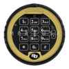 S&G Rotating Keypad, Lighted, Brass Ring