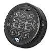 S&G ROTATING KEYPAD, LIGHTED, BLACK PLATINUM RING