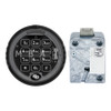 S&G Titan Direct Drive (Dead Bolt) Lock Package w/ Rotating Lighted Keypad, Black Platinum