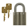 S&G Environmental Padlock w/ 2 Keys,  3/8" Shackle Diameter, Keyed Alike