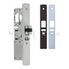 Latch Bolt Lock 1-1/2" Backset, Left Hand w/ Dark Bronze & Aluminum Faceplates