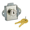 Hudson Drawer Lock, Spring Bolt, Keyed Different