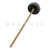 Dial & Ring, Spy Guard, Rubber Grip, 12" Spindle, Black & White