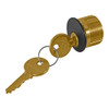 Ilco 15/16" Mortise Cylinder, 5-Pin, Yale Y1 Keyway, Adams Rite Cam, Bronze Finish, Keyed Different