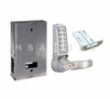 Codelocks CL4210-SS Tubular Latchbolt Gate Box Kit (Includes Electronic Lock, Weldable Gate Box & Adjustable Strike Bracket)