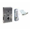 Codelocks CL250K-SS Gate Box Kit (Includes Lock, Weldable Gate Box and Adjustable Strike Bracket)