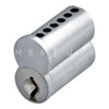 Ilco SFIC Uncombinated Core, 6-Pin Best A Keyway, Satin Chrome