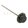 Mosler Dial & Ring, Front Reading, 1/4-28 x 14" Spindle, Black & White