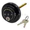 S&G Spy-Proof Key Locking Dial, 5/16" Spindle, Black & White, 3.406" DT, Spline on 50