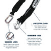 ABUS Maximum Security Chain w/ Fabric Sleeve, 6KS, 1/4" Thickness, 6ft. Length