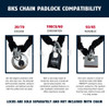 ABUS Maximum Security Chain w/ Fabric Sleeve, 8KS, 5/16" Thickness, 6ft. Length