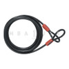 ABUS 8/200 Cobra Non-Coiled Steel Cable w/ Vinyl Coating, 5/16" Diameter, 6ft. Length