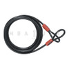 ABUS 10/200 Cobra Non-Coiled Steel Cable w/ Vinyl Coating, 3/8" Diameter, 6ft. Length