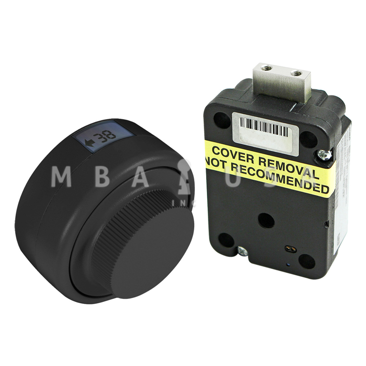 KabaMas CDX10 Lock Package w/ 9 Strike, Black Finish, Pedestrian