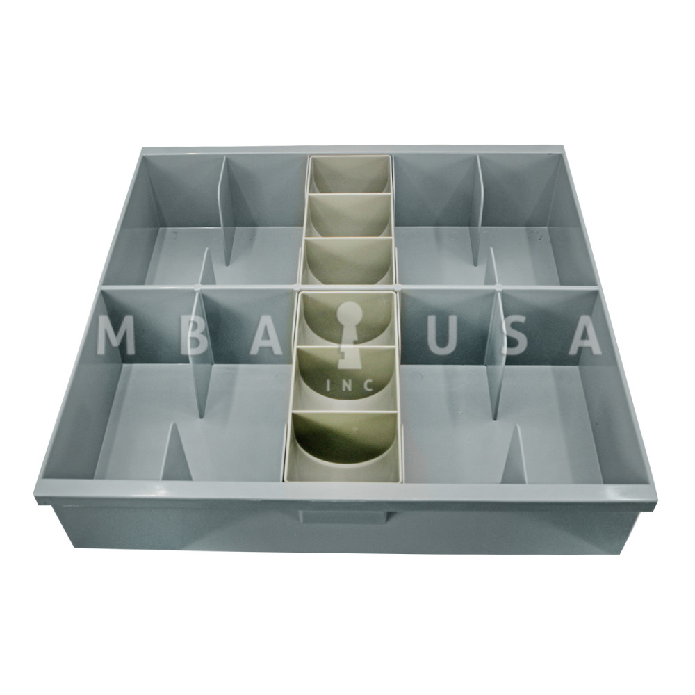 Cash Tray Kit w/ Locking Lid & 2 Coin Scoops MBA USA, Inc.