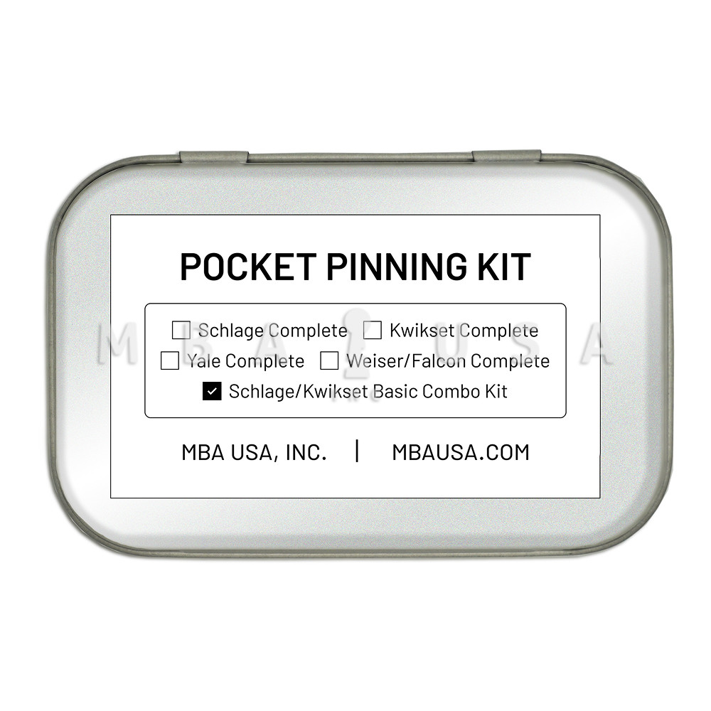 MBA Schlage/Kwikset Combo Pocket Pin Kit w/ LAB Universal Pins