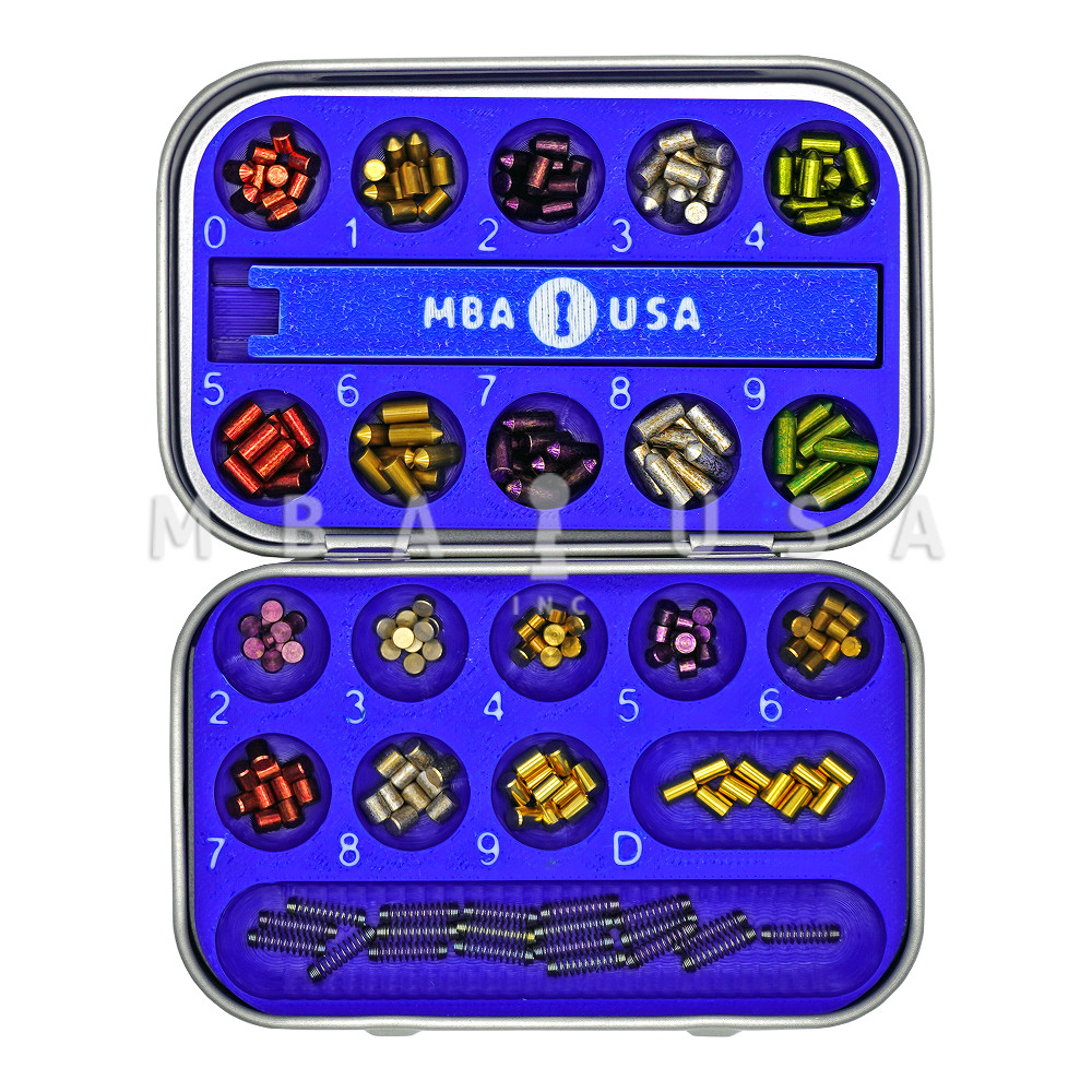 MBA Weiser-Falcon Pocket Pin Kit w/ LAB Universal Pins (.003