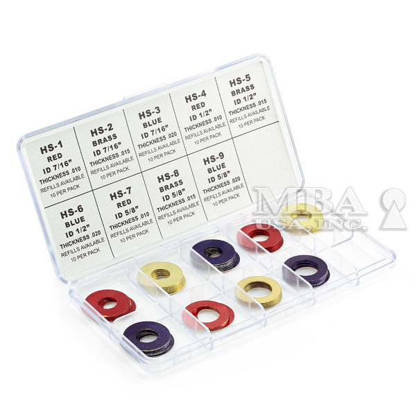 Safe Door Hinge Shim Kit (HSK-10) - MBA USA, Inc.