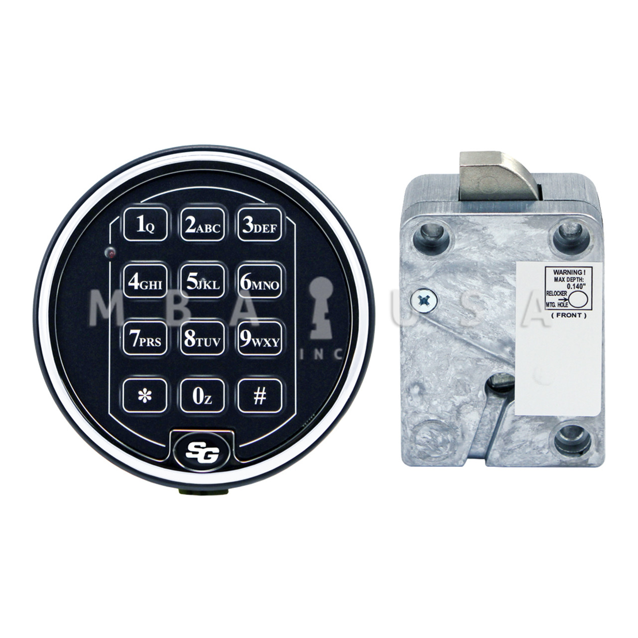 S&G Titan Pivot Bolt (Swing Bolt) Lock Package w/ Keypad