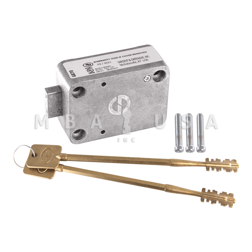 S&G 6870 FAS Key Lock w/ 2 Keys (115mm) - MBA USA, Inc.