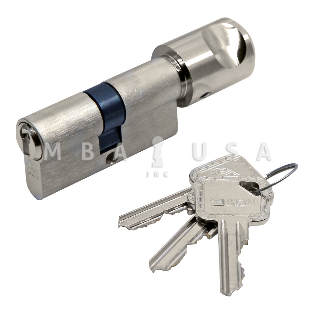 Ikon Profile Cylinder w/ Thumbturn (Keyed Different) - MBA USA, Inc.
