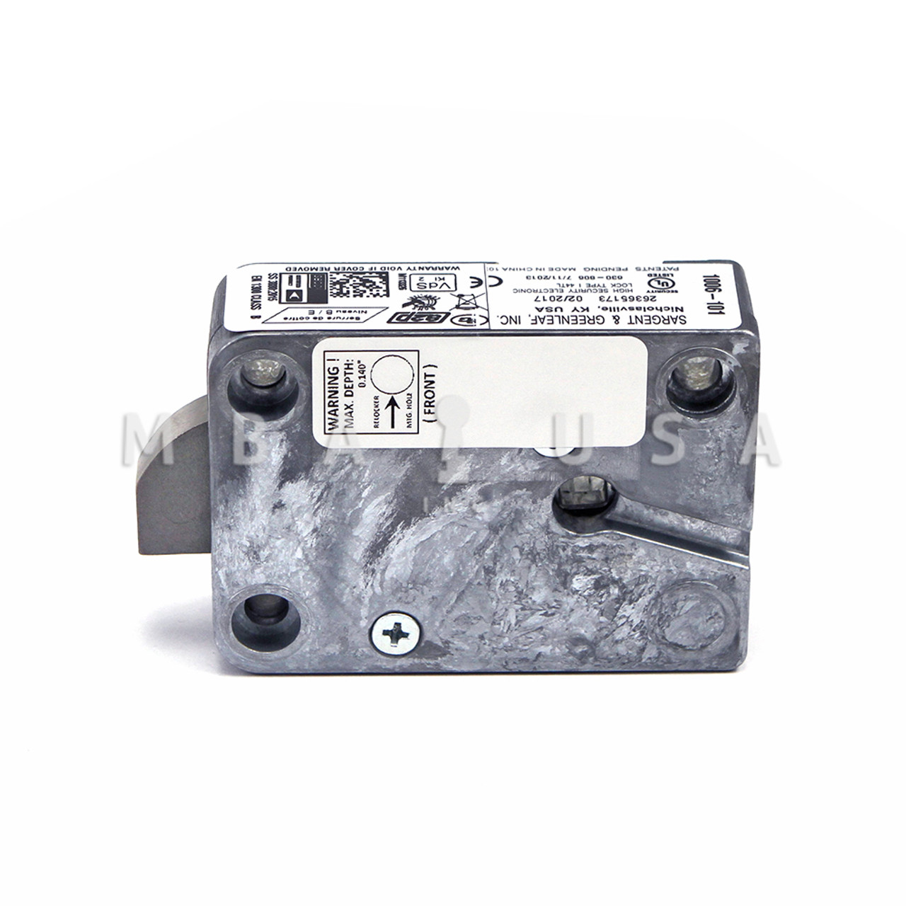 S&G SPARTAN PIVOTBOLT (SWINGBOLT) LOCK BODY ONLY - MBA USA, Inc.