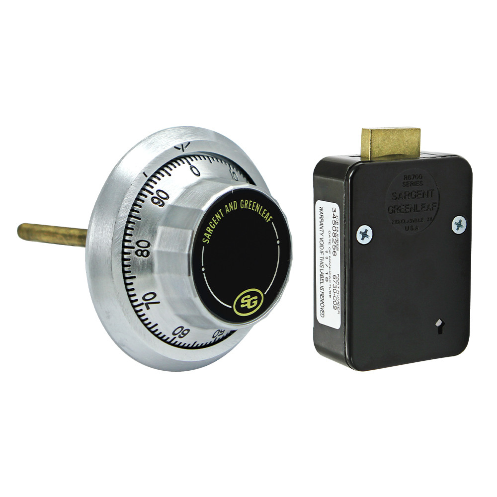 GMDNS105 ○ SILIK / シリック lo stile di cla 3-Wheel Lock w/ Front Reading Dial & Ring, Satin Chrome - MBA USA