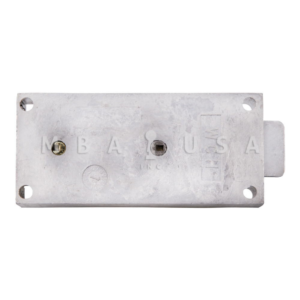 7300 DLN Safe Deposit Lock w/ Keys, 908 Guard, Brass Finish - MBA