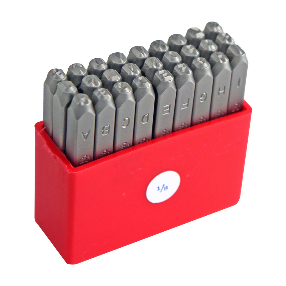 27PC Steel Letter Stamps Punch Dies Set Select the size [M3 27PC Steel Letter Stamps Punch Dies Set Select the size [M3