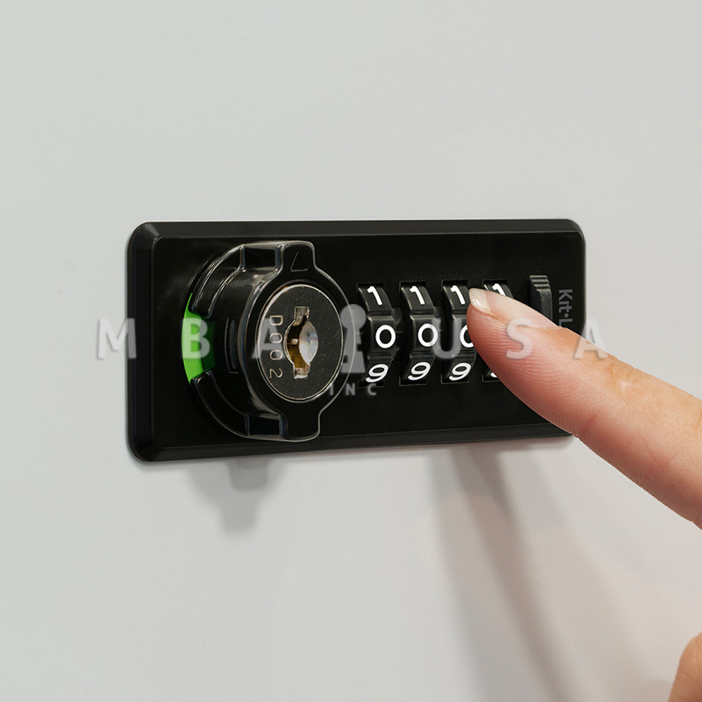 Codelocks KL20 Mechanical Cabinet/Locker Lock, Black Finish