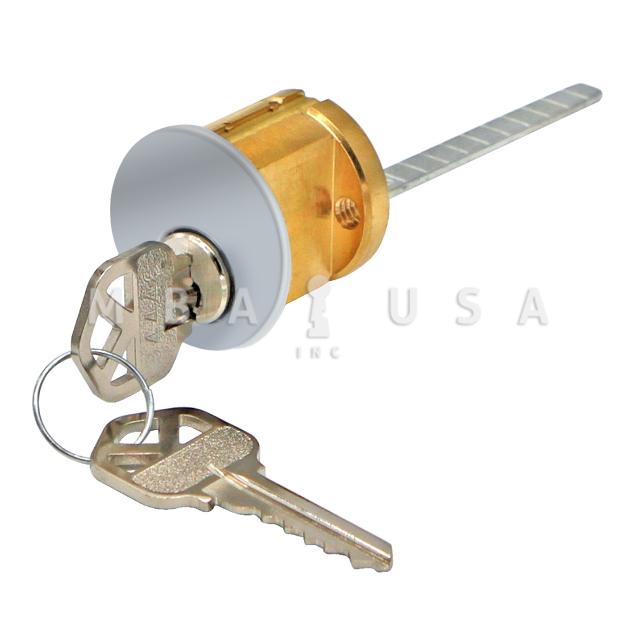 Ilco 5-Pin Rim Cylinder, Kwikset KW1 Keyway, Long Standard