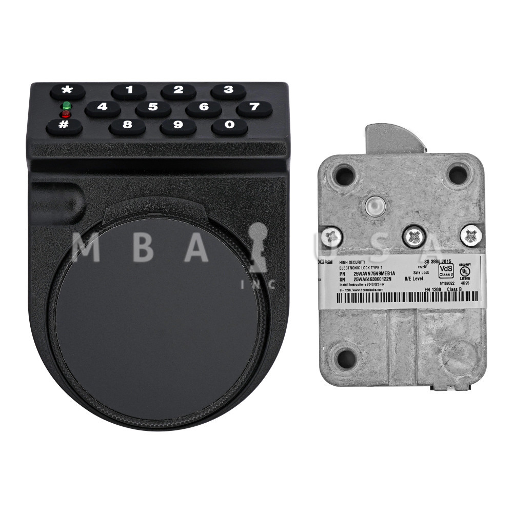 Auditcon Lock Package, Vertical Keypad, Swing Bolt Lock