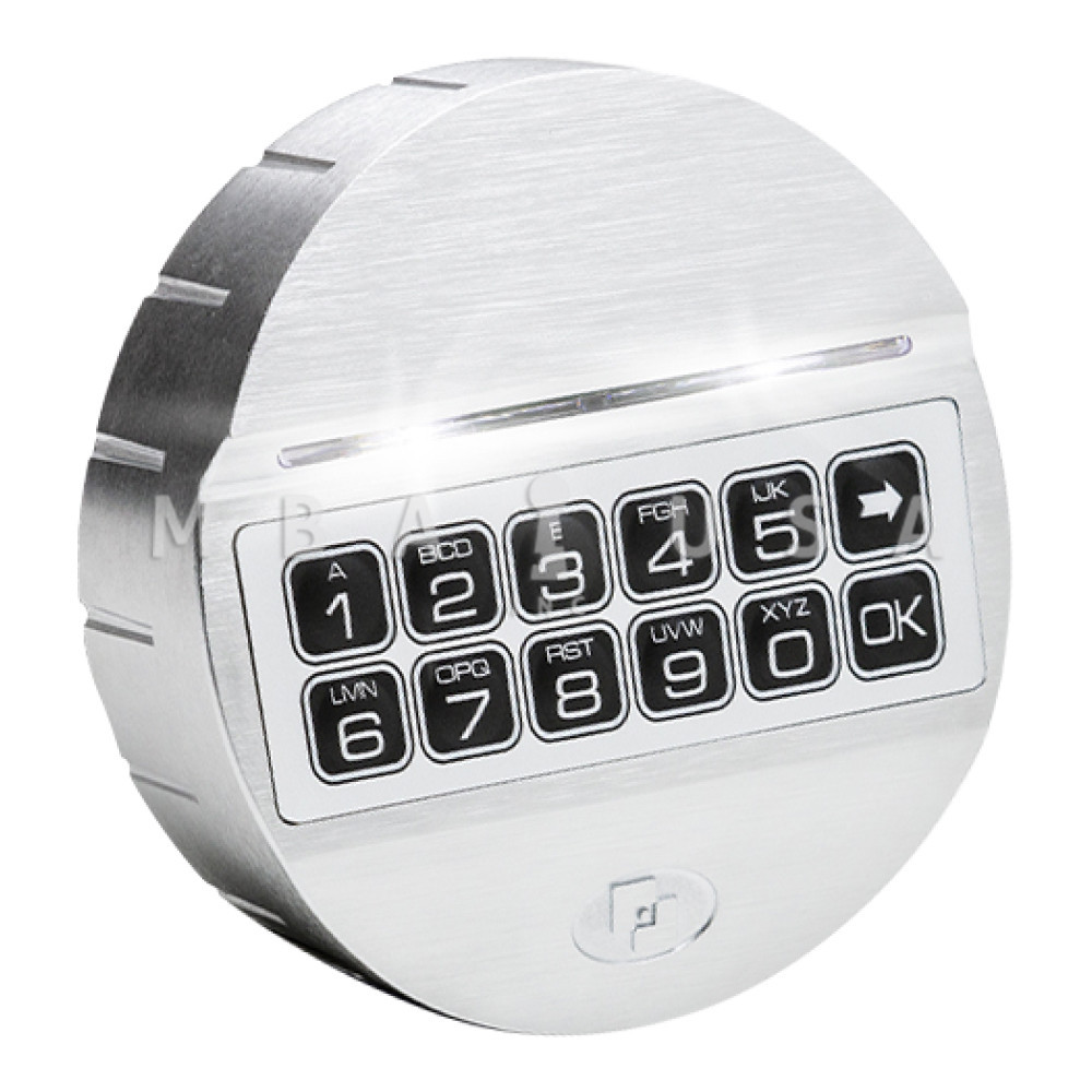 Shoulder Keypads Pulse Keypad, Rubber Membrane, Chrome - MBA USA, Inc.