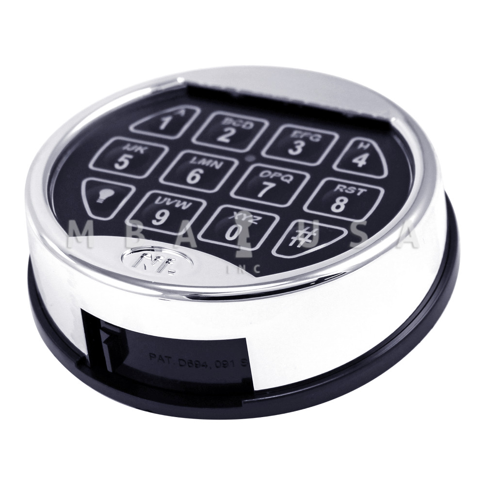 NL Premier Chrome Keypad, Lighted, Dual - MBA USA, Inc.