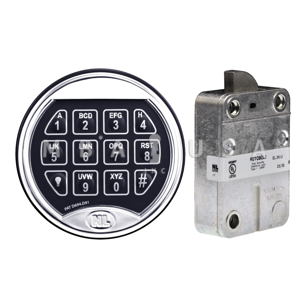 STORE SOL  NL DIA Full-Size Rotobolt Package, 10-User Swingbolt Lock w