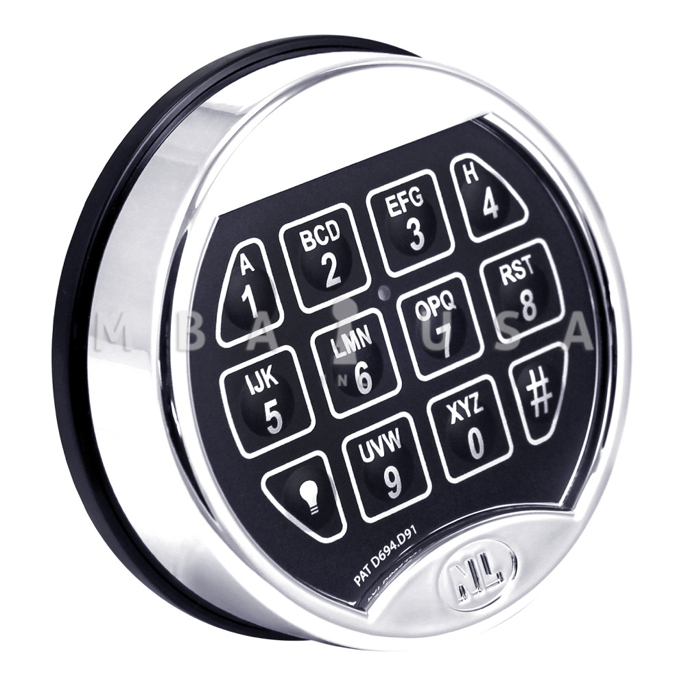 Swingbolt Lock NL DIA Full-Size Rotobolt Package, 10-User Swingbolt Lock w/ Chrome ...