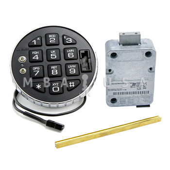 39E TAPPED DEADBOLT LOCK W/ LOW PROFILE KEYPAD W/ COMMUNICATION PORT