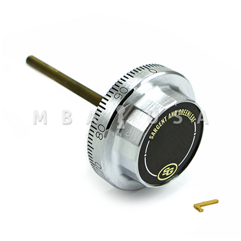 Spy Proof Dial, 5/16" Spindle, Satin Chrome, 3.406" DT, Spline on 50