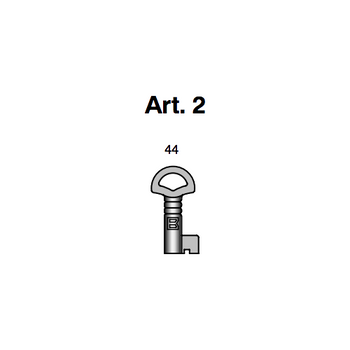 BORKEY SINGLE BIT BARREL KEY