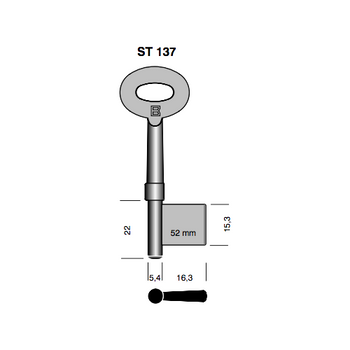 BORKEY BLANK ST137