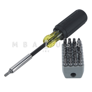 Magnetic Screwdriver w/ 32-Piece Tamperproof Bit Set