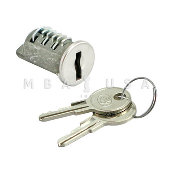 S&G Key Locking Dial Cylinder w/ 2 Keys (Keyed Alike, Code 615)