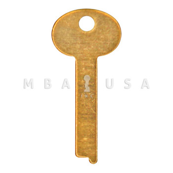 Ilco 1063E Replacement Safe Deposit Key Blank, Solid Brass (S&G 4440 / 4231 Renter)