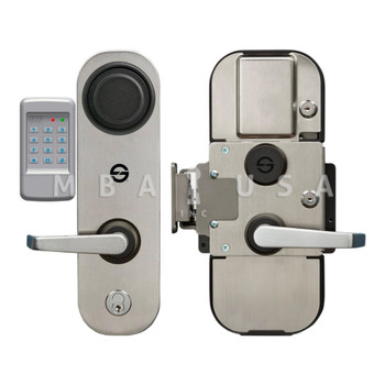 S&G 2890C, Lever Exit Device, Kaba X-10 Lock, Type I, Stand Alone Keypad Access Control, #2 Strike